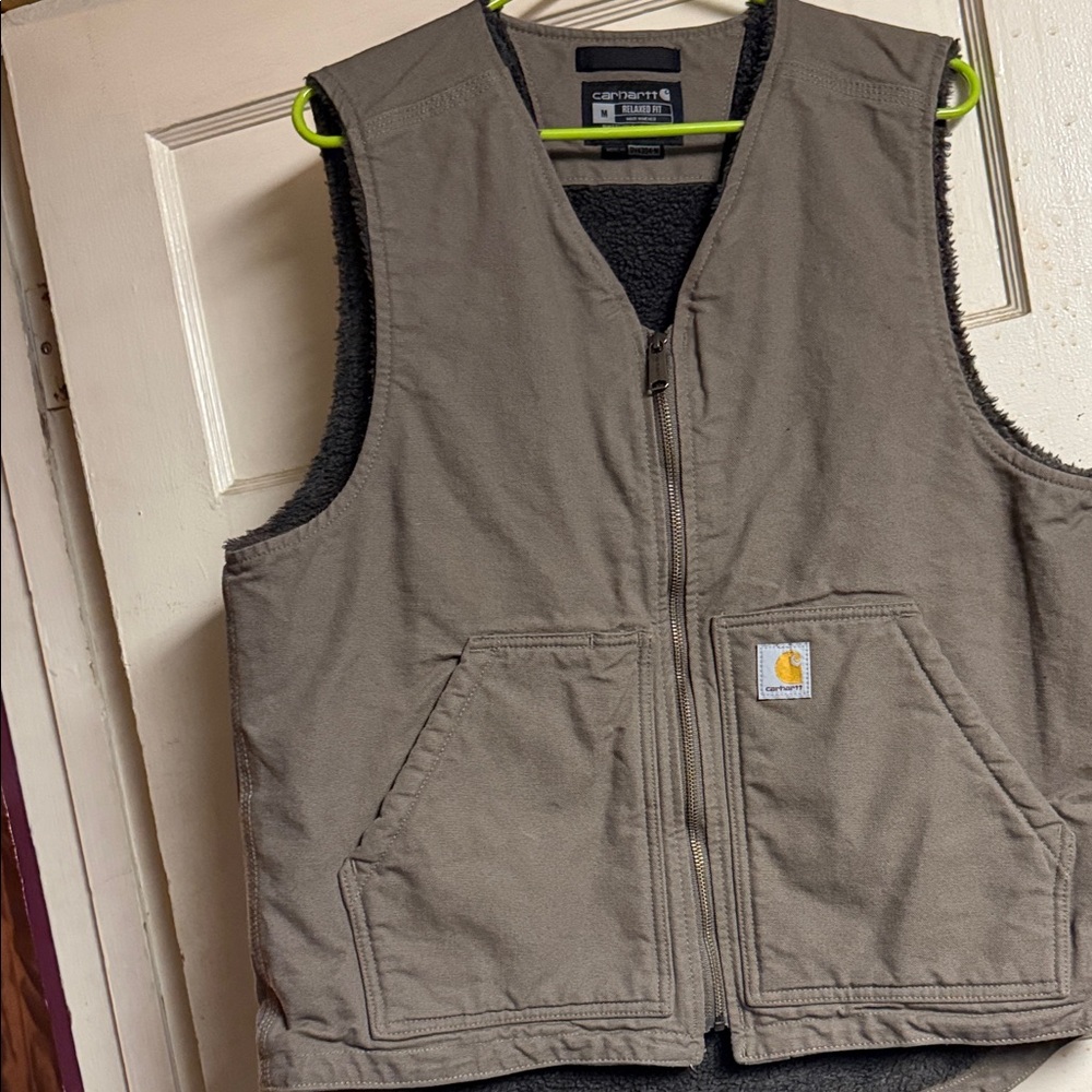 Carhartt Brown Utility Vest